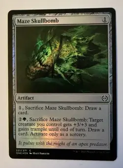 Maze Skullbomb Foil (231) Phyrexia: All Will Be One ONE MTG Magic - Image 1