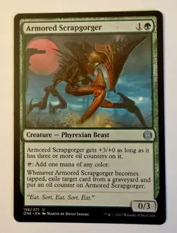 Armored Scrapgorger 1x MtG Phyrexia: All Will Be One SP/NM - Image 1