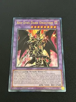 Yugioh! Red-Eyes Dark Dragoon (PUR) RA02-EN021 Prismatic Ultimate Rare 1st Ed NM - Image 1