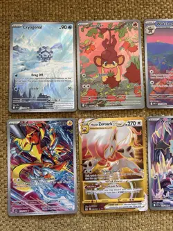 Pokemon TCG 10 Card Lot Full Art Holo/Foil Zeraora Hisuian Zoroark VSTAR - Image 2