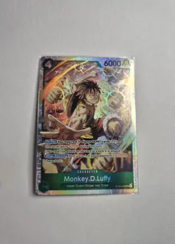 Bandai One Piece Monkey D Luffy ST30-012 SR Foil Eng 6000 - Image 1