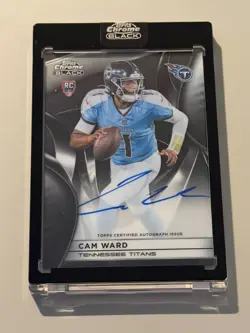 2025 Topps Chrome Black Cam Ward Rookie On Card Auto RC 🔥 - Image 1