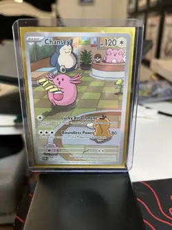 Pokemon TCG Chansey Illustration Rare Full Art Holo 187/167 SV06 EN 2024 - Image 4