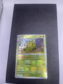 Pokemon TCG Swadloon 002/086 White Flare Master Ball Reverse Holo Common - NM - Image 1