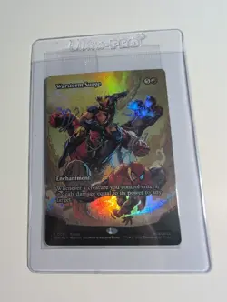 Magic The Gathering Warstorm Surge Sealed Promo Foil Card - Marvel Avengers - Image 1