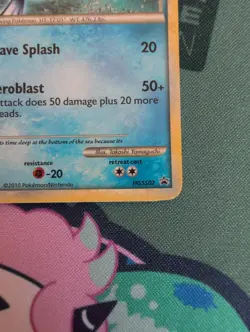Lugia HGSS02 WOC Black Star Promo Holo Rare Pokemon Card LP - Image 4