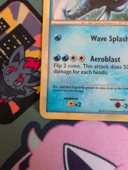 Lugia HGSS02 WOC Black Star Promo Holo Rare Pokemon Card LP - Image 5