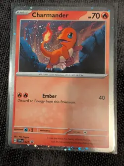 Charmander - 047 (Cosmos Holo) 047 Sv: Scarlet & Violet Promo Cards Holo - Image 1