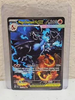 Mega Charizard X ex 125/094 Phantasmal Flames Special Illustration Rare Card NM - Image 1