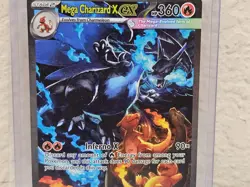 Mega Charizard X ex 125/094 Phantasmal Flames Special Illustration Rare Card NM - Image 3