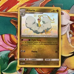 Pokemon TCG Altaria Hidden Fates Holo Card SV37/SV94 NM/M Condition - Image 1
