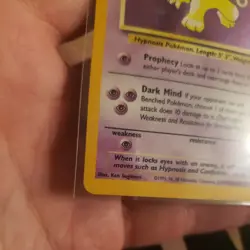 Pokemon TCG Trading Card Game Hypno Fossil Holo Foil Unlimited Rare Card 8/62 - Image 4