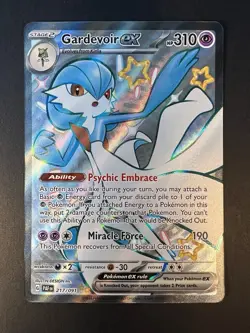 Gardevoir ex 217/091 Paldean Fates Shiny Ultra Rare Pokemon Card MINT 💎 - Image 3