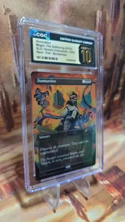 MTG Damnation #2000 Foil Marvel's Spider-Man Venom Unleashed SLD CGC Pristine 10 - Image 3