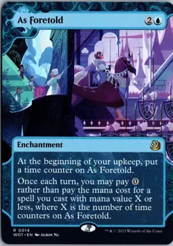 As Foretold 14 Rare Wilds of Eldraine: Enchanting Tales Magic: The Gathering NM - Image 1