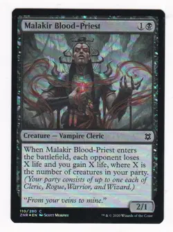 MTG: Zendikar Rising: Foil: Malakir Blood-Priest - Image 1