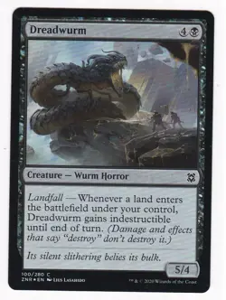 MTG: Zendikar Rising: Foil: Dreadwurm - Image 1