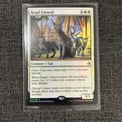 MTG Regal Caracal - Amonkhet #024 - Foil - Image 1