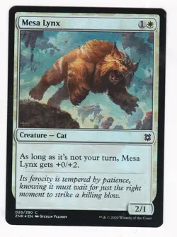 MTG: Zendikar Rising: Foil: Mesa Lynx - Image 1