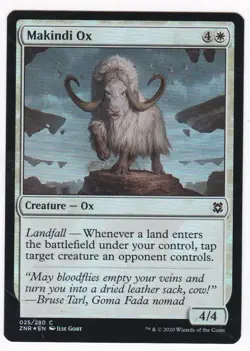 MTG: Zendikar Rising: Foil: Makindi Ox - Image 1