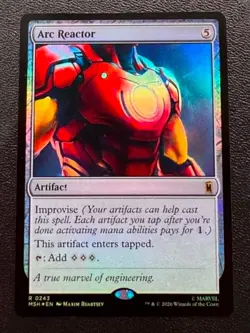 Arc Reactor (FOIL) x1 - MTG Marvel Super Heroes MSH #243 - Image 1