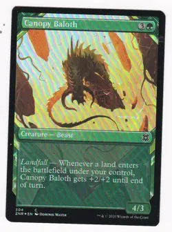 MTG: Zendikar Rising: Foil: Canopy Baloth (Showcase) - Image 1