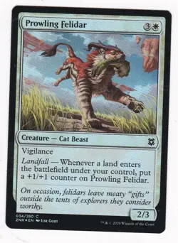 MTG: Zendikar Rising: Foil: Prowling Felidar - Image 1