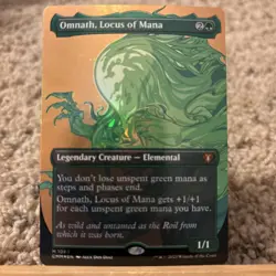 Omnath, Locus Of Mana Textured Foil M1063 MTG(CMM) - Image 1