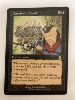 MTG NM Carnival of Souls Urza's Destiny Free Shipping In The US With Tracking - Image 1