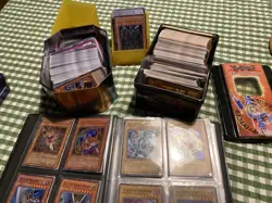 Large Vintage Yu-Gi-Oh! Card Joblot Collection Two Tins And Binder - Image 3