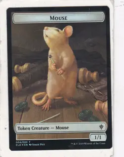 Magic: MTG: Throne of Eldraine: Foil: Mouse 004/020 (Flip card) - Image 1