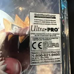 Pokemon TCG Card Binder Ultra-Pro 4-Pocket Album 2014 XY Furious Fists KC1 - Image 5