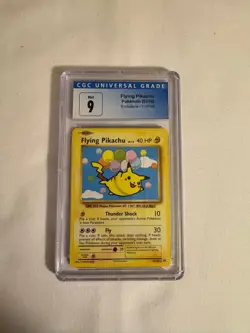 Pokemon 2016 Flying Pikachu Evolutions 110/108 CGC 9 Blue Slab - Image 4