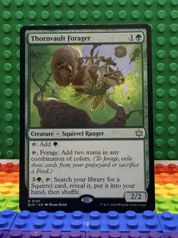 🐿 1x Thornvault Forager #197 - Bloomburrow (BLB)- NM - MTG RARE - Image 1