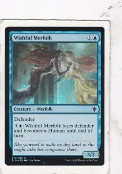 Magic: MTG: Throne of Eldraine: Foil: Wishful Merfollk - Image 1