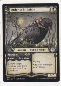 Magic: MTG: Throne of Eldraine: Order of Midnight // Alter Fate #288 - Image 1