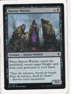 Magic: MTG: Throne of Eldraine: Foil: Barrow Witches - Image 1