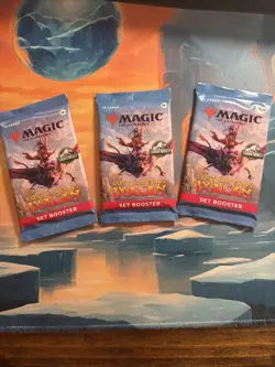 Magic the Gathering: The Lost Caverns of Ixalan - Set Booster Pack Sealed X3 - Image 1