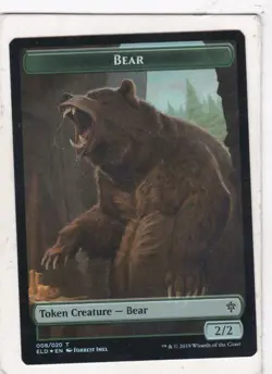 Magic: MTG: Throne of Eldraine: Foil: Bear 008/020 (Flip card) - Image 1