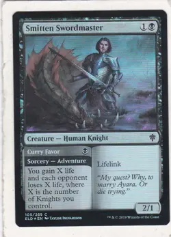 Magic: MTG: Throne of Eldraine: Foil: Smitten Swordmaster - Image 1