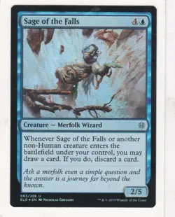 Magic: MTG: Throne of Eldraine: Foil: Sage of the Falls - Image 1