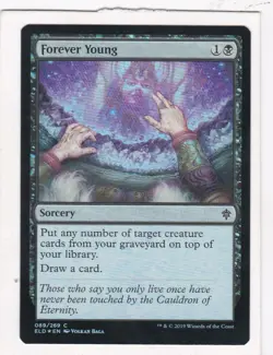 Magic: MTG: Throne of Eldraine: Foil: Forever Young - Image 1