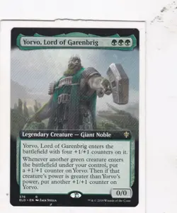 Magic: MTG: Throne of Eldraine: Yorvo, Lord of Garrenbrig (Extended Art) #376 - Image 1