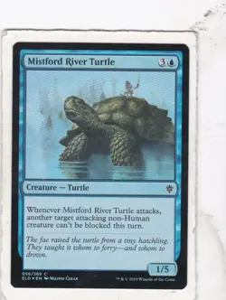 Magic: MTG: Throne of Eldraine: Foil: Mistford River Turtle - Image 1