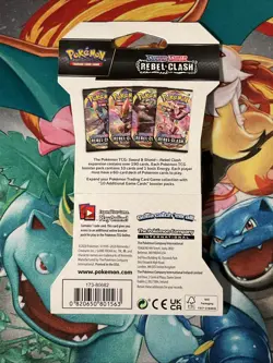 Pokemon TCG Sword & Shield Rebel Clash Sleeved Booster Pack NEW Factory Sealed - Image 2