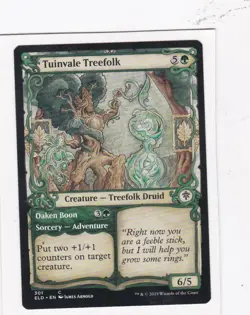 Magic: MTG: Throne of Eldraine: Tuinvale Treefolk (Showcase Frame) - Image 1