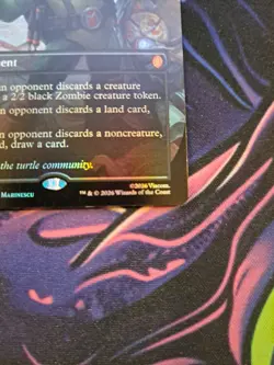 MTG Waste Not Pizza Box Promo Unplayed Mint Borderless Foil TMNT - Image 3