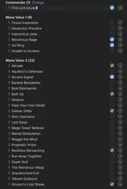 Custom Budget EDH feat. Firelord Azula (Blue Black Red) - Image 5