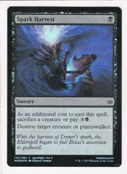 Magic: MTG: War of the Spark: Foil: Spark Harvest - Image 1