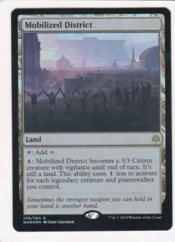 Magic: MTG: War of the Spark: Foil: Mobilized District - Image 1